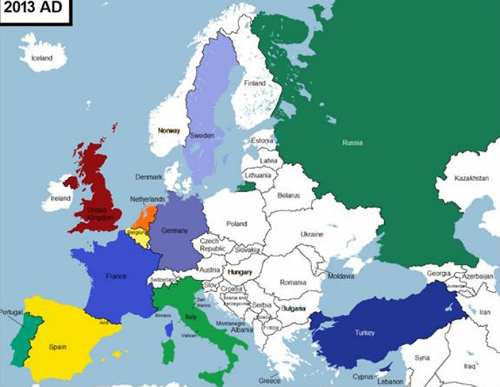 6013 лет истории Европы за 3 минуты